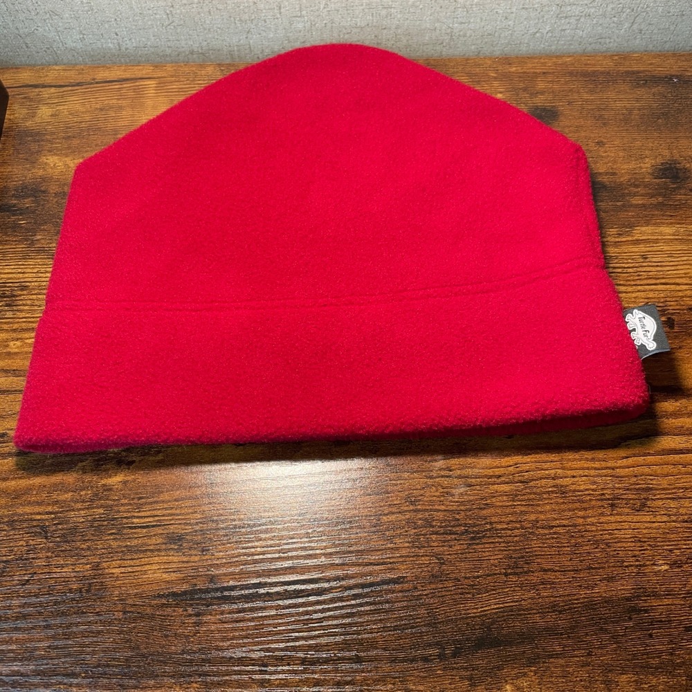 Turtle Fur Red Polartec Fleece Beanie Adult Winter Hat Skull‎ Cap Warm Soft